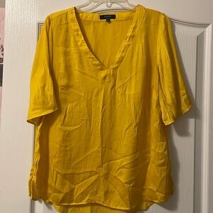 Mustard yellow blouse
